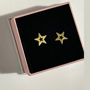 Aretes Estrella Dorados