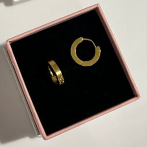 Aretes Aro con Dije