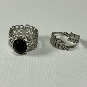 Anillo Piedra Negra