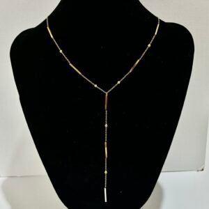 Collar Lariat Dorado