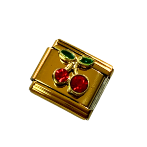 Charm cherry red