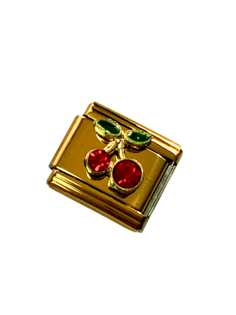 Charm cherry red