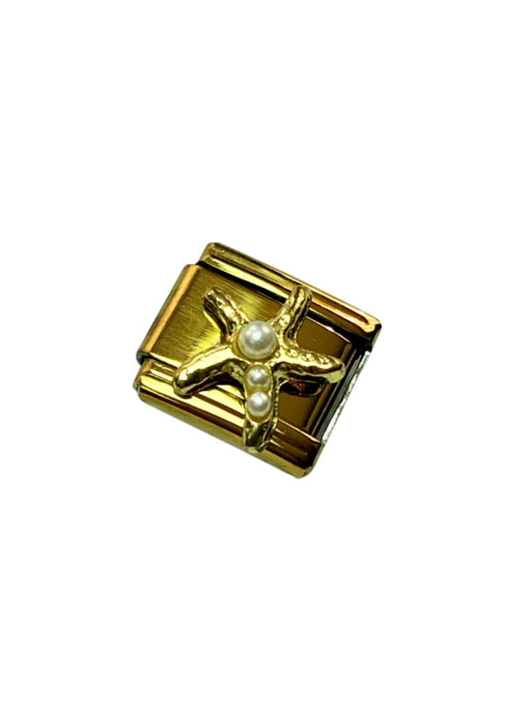 Charm estrella perlas