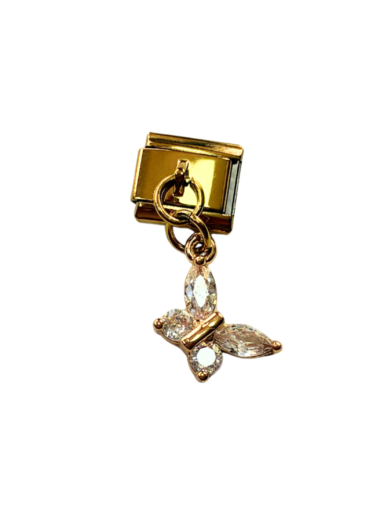 Charm colgante mariposa