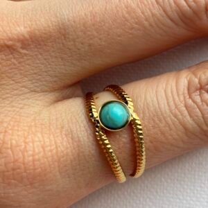 Anillo turquesa