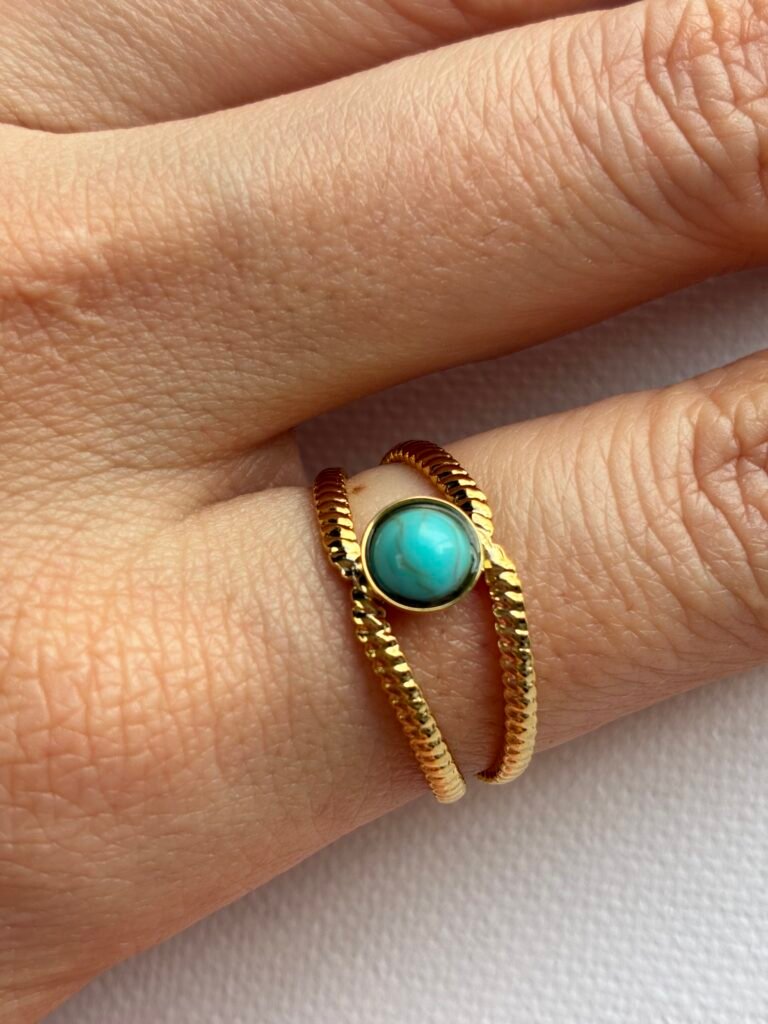 Anillo turquesa