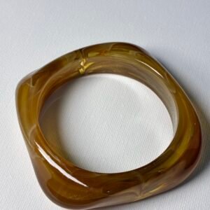 Bangle ámbar carey